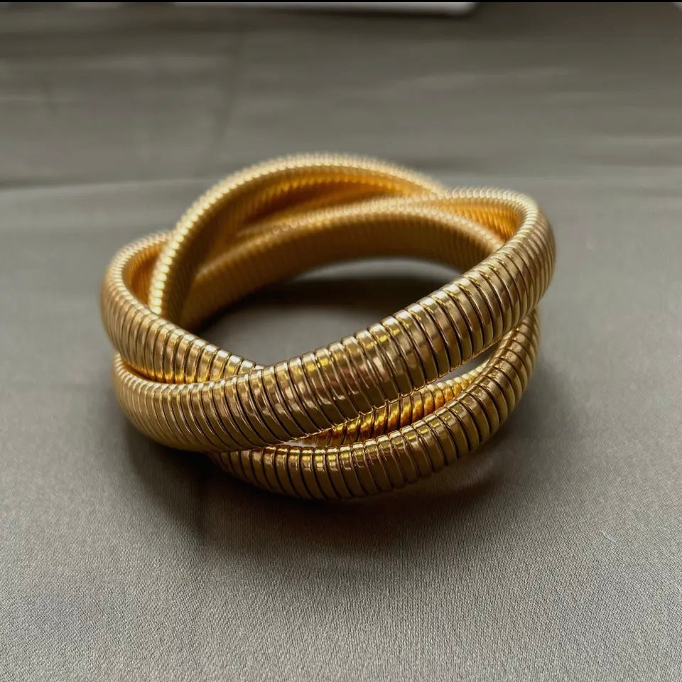 Infinity Multi Layered Bracelet gold