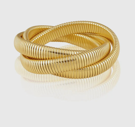 Infinity Multi Layered Bracelet gold